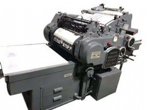 585型全自動(dòng)海德堡圓壓平模切機(jī)、沖不干膠機(jī)