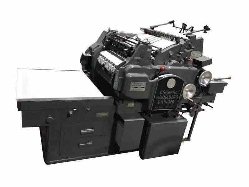 570型全自動海德堡圓壓平沖不干膠機